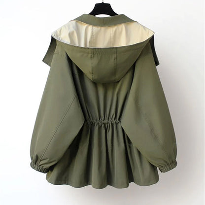 Daisy | Chaqueta elegante de doble capa con capucha para mujer