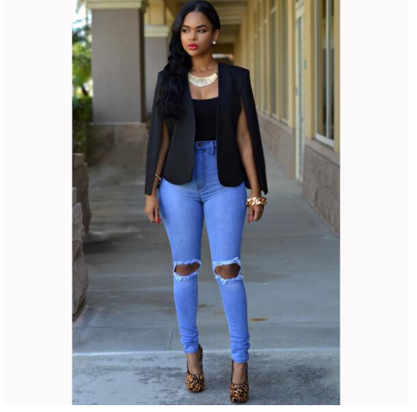 Hannah | Women’s Trendy Office Open Sleeve Blazer