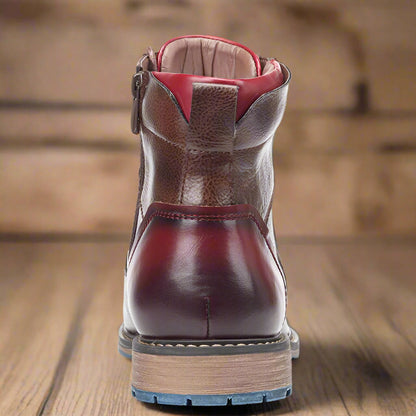 Nate | Men Fashion Zipper Design Ankle Boots