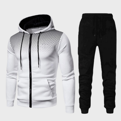 Men’s Casual Tracksuit Set with Hoodie