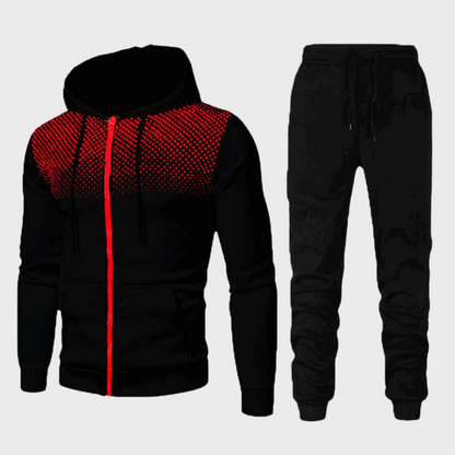 Men’s Casual Tracksuit Set with Hoodie