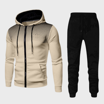 Men’s Casual Tracksuit Set with Hoodie