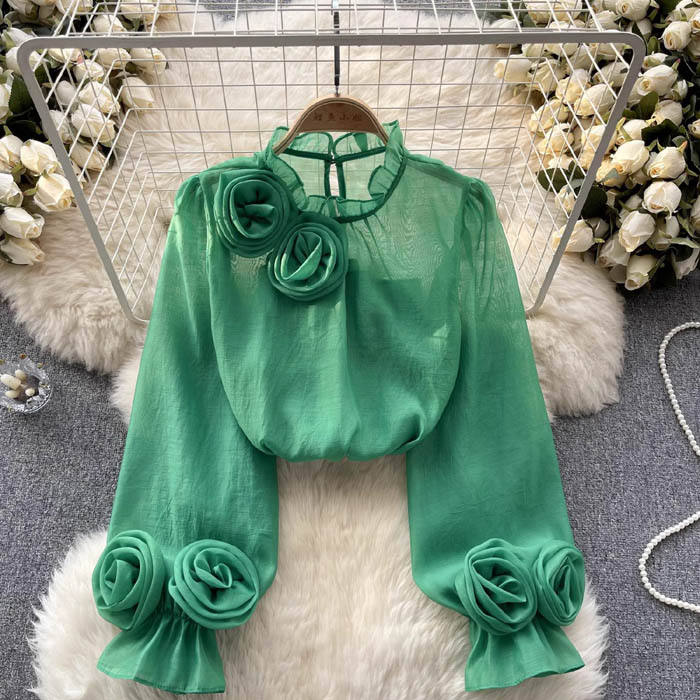 Women’s Elegant Spring Belly Cover Blouse