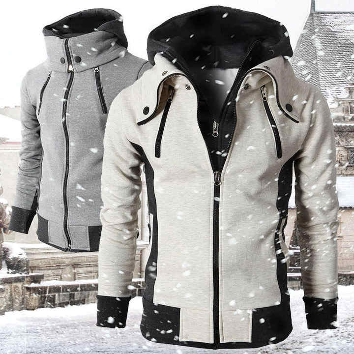 Logan™ - Sudadera con capucha, elegante y cálida con cremallera