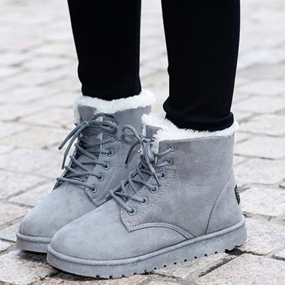 Kayla | Botines con cordones de invierno para mujer