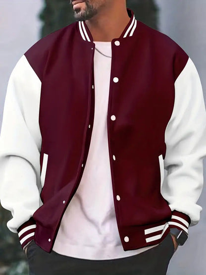 Timothy | Chaqueta universitaria estilo retro Letterman para hombre