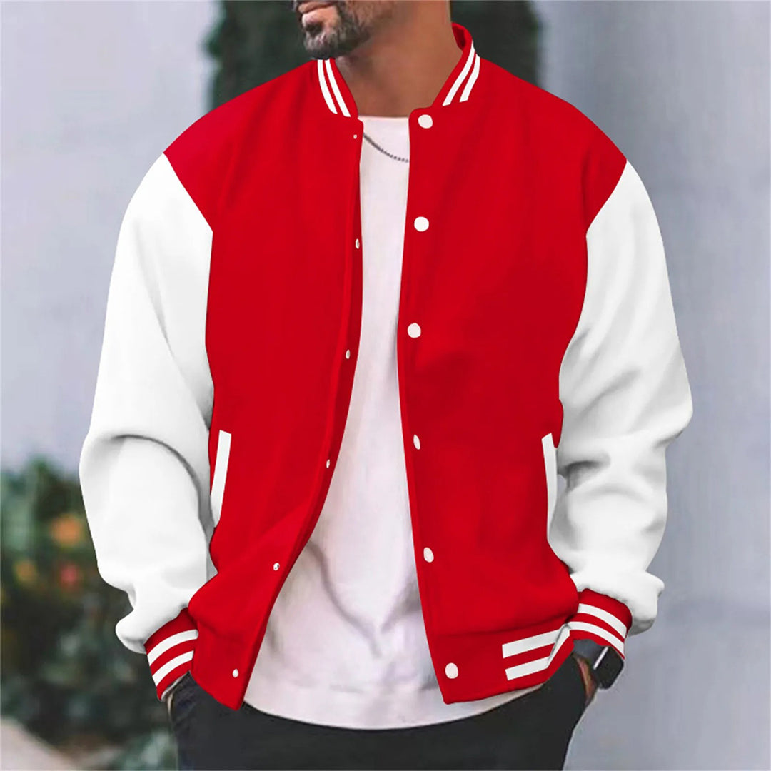 Timothy | Chaqueta universitaria estilo retro Letterman para hombre