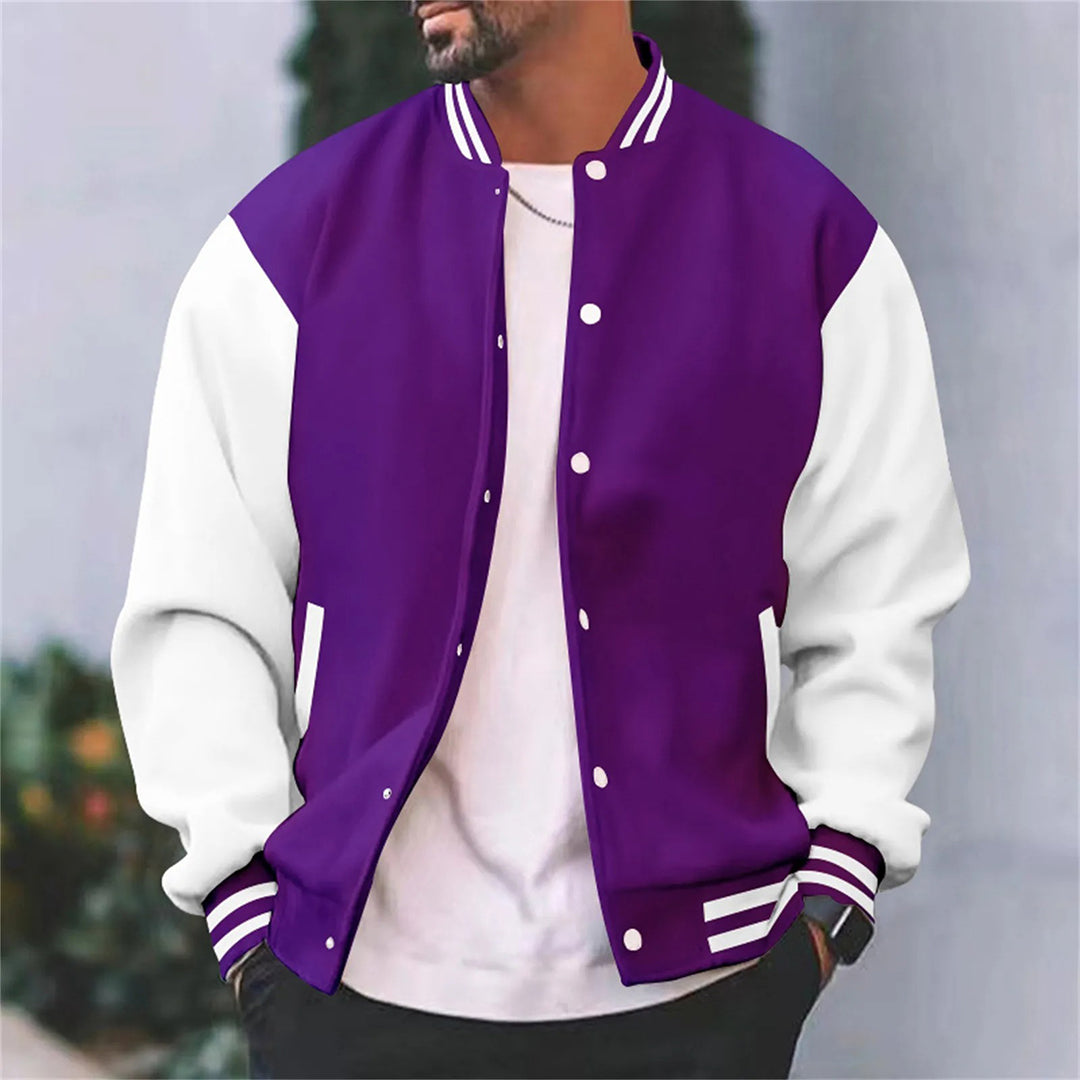Timothy | Chaqueta universitaria estilo retro Letterman para hombre