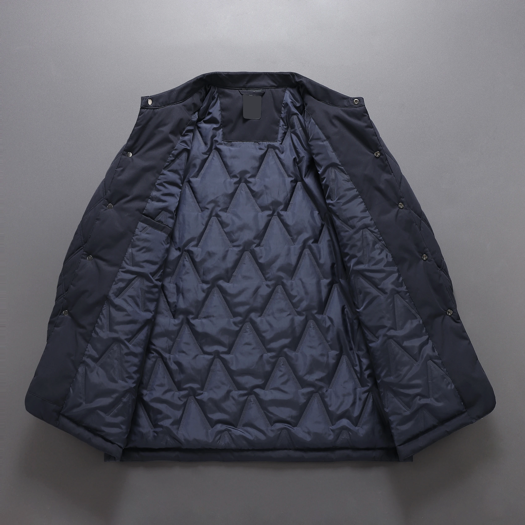 Men Winter Quilted Waterproof Jacket