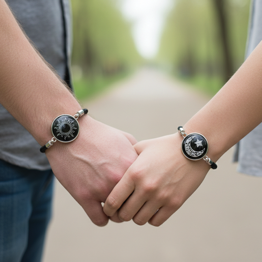 Twinight - Pulseras de cordón para parejas