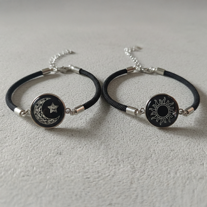 Twinight - Pulseras de cordón para parejas