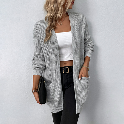 Maria | Women’s Relaxed Fit Long Pocket Winter Cardigan