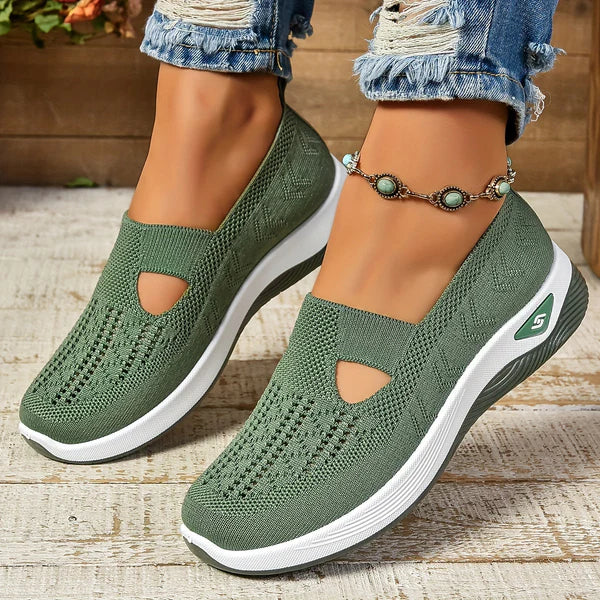 Women’s Breathable Slip-On Walking Sneakers