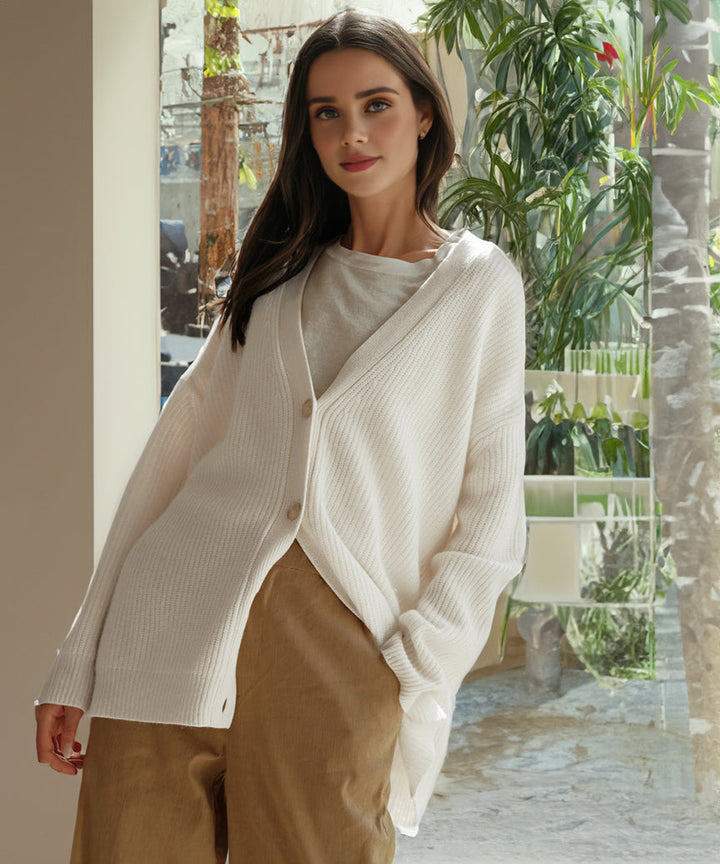 Women’s Winter Knit Casual Button Up  Cardigan