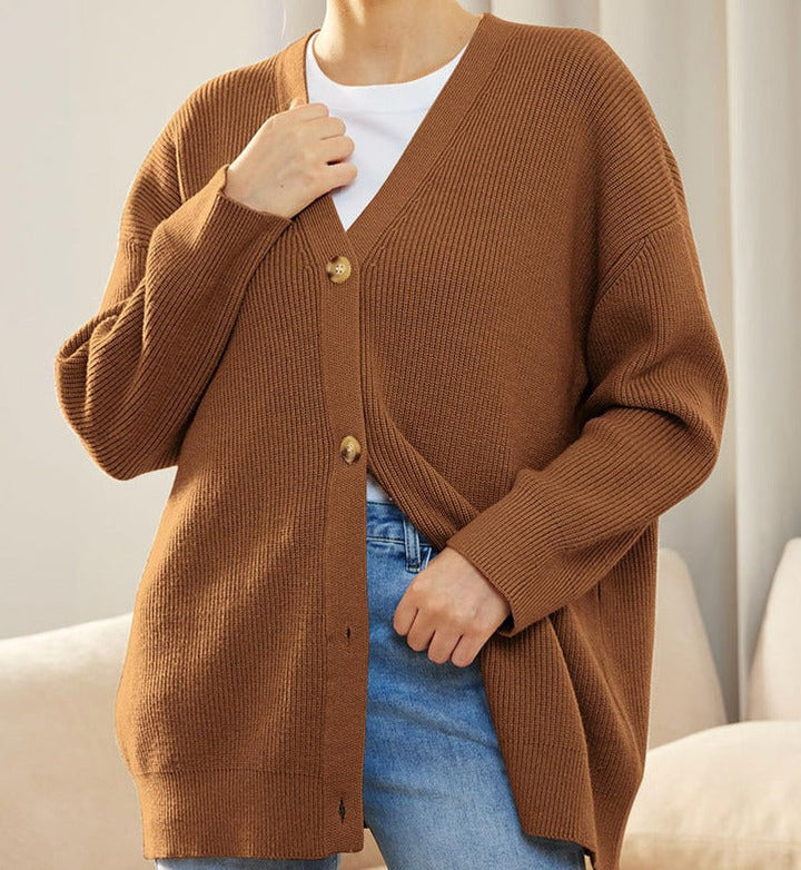 Women’s Winter Knit Casual Button Up  Cardigan