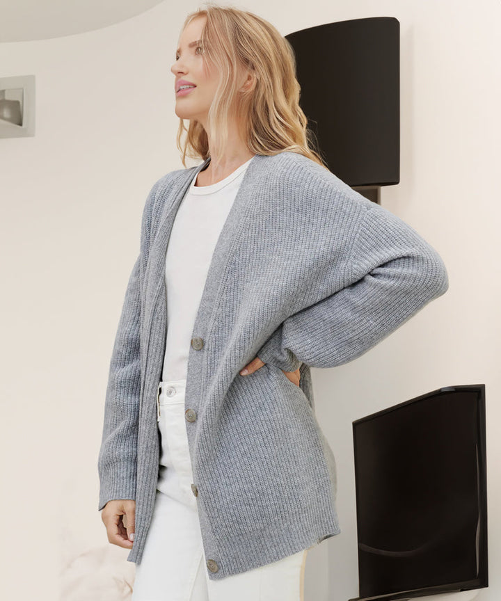 Women’s Winter Knit Casual Button Up  Cardigan
