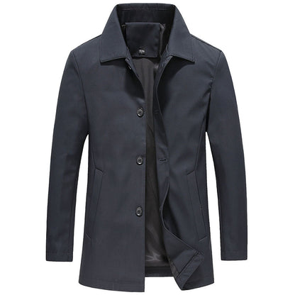 Harold | Chaqueta ligera clásica con botones para hombre