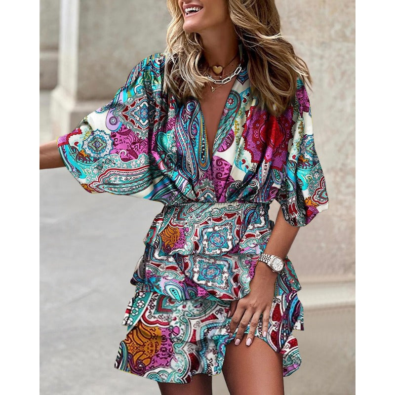 Zachi™ | Vestido midi floral