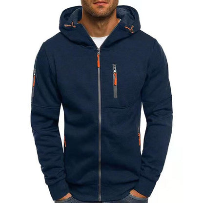 Chaqueta deportiva con capucha para hombre 