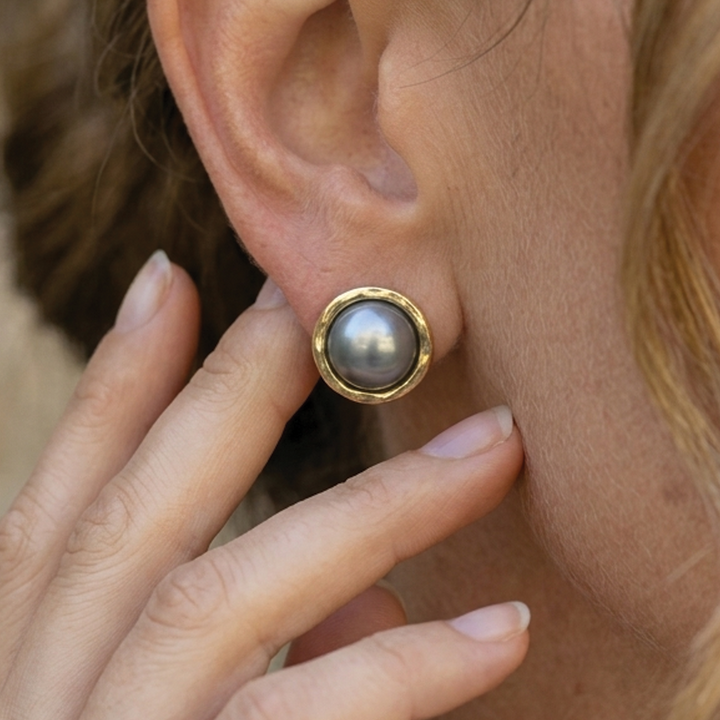 Pearl Stud Earrings