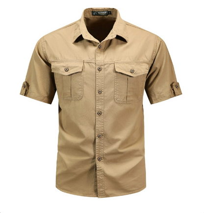 Damien | Camisa utilitaria de primavera para hombre con bolsillo