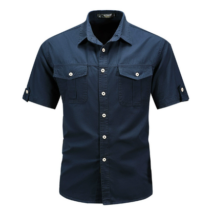 Damien | Camisa utilitaria de primavera para hombre con bolsillo