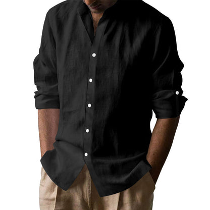 Relaxed Fit Breathable Linen Shirt