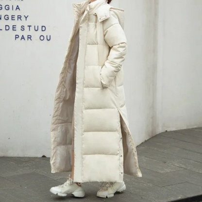 Fiona | Abrigo largo acolchado de invierno para mujer