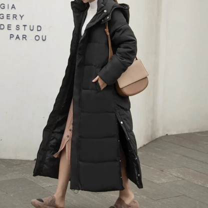 Fiona | Abrigo largo acolchado de invierno para mujer