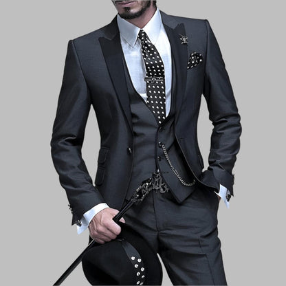 Donald | Traje de boda de lujo de tres piezas para hombre