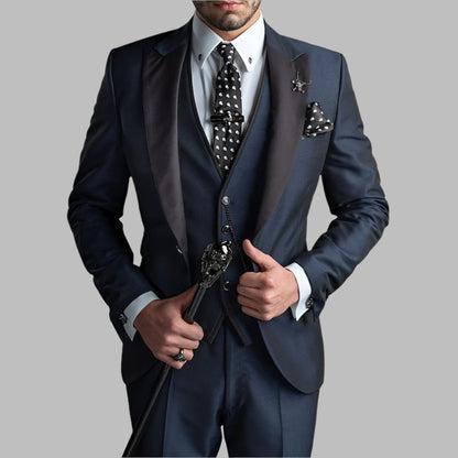 Donald | Traje de boda de lujo de tres piezas para hombre
