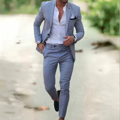 Jack | Traje formal de negocios de corte entallado para hombre