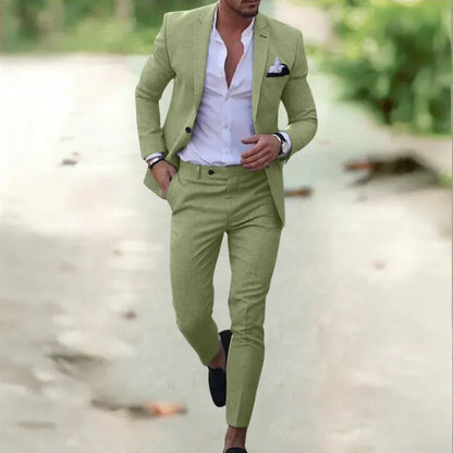 Jack | Traje formal de negocios de corte entallado para hombre