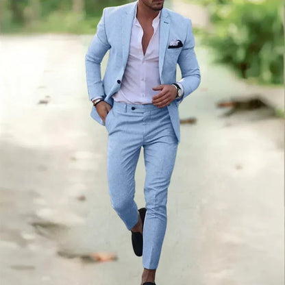 Jack | Traje formal de negocios de corte entallado para hombre