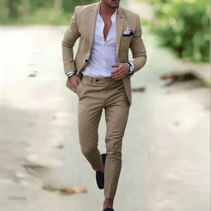 Jack | Traje formal de negocios de corte entallado para hombre
