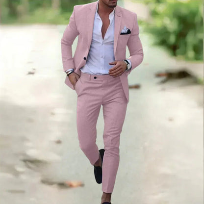 Jack | Traje formal de negocios de corte entallado para hombre