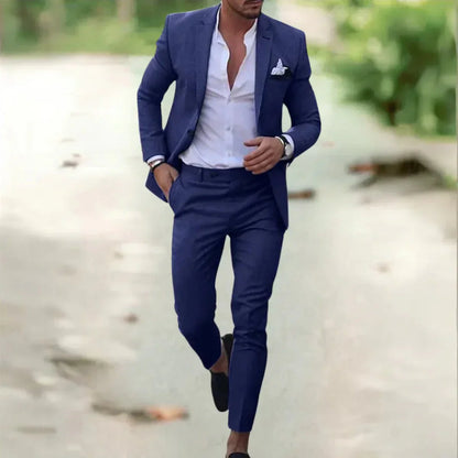 Jack | Traje formal de negocios de corte entallado para hombre
