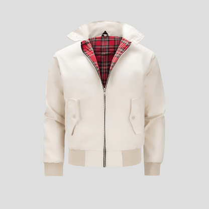 Men’s Classic Checked Lining Bomber Jacket