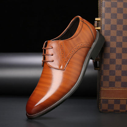 Men Classic Lace Up Formal Dress Shoes