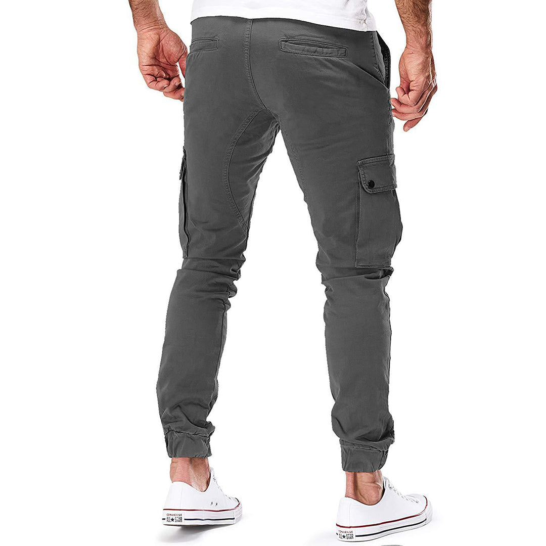 Adrian | Men’s Casual Cargo Trousers with Pockets