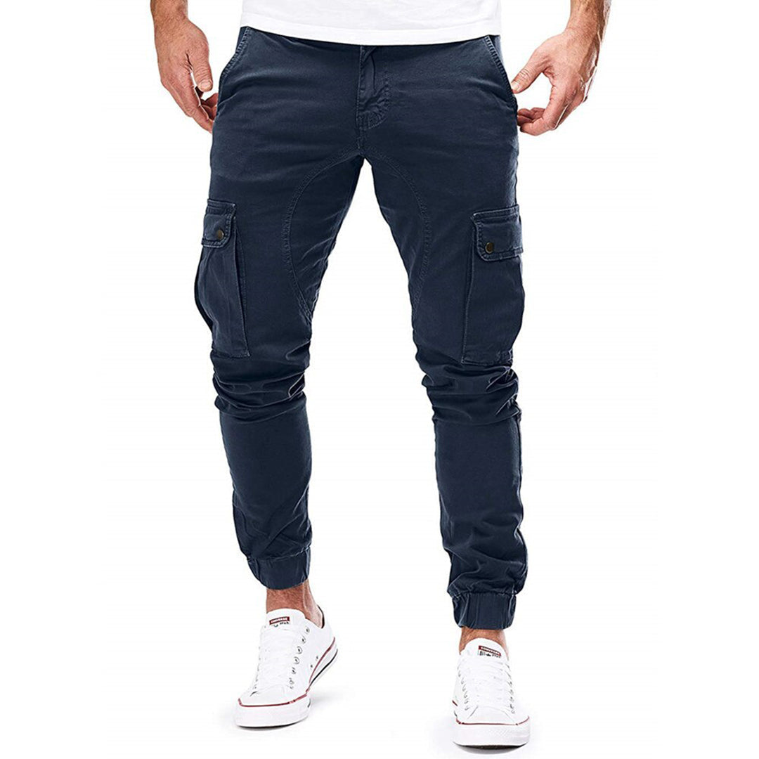 Adrian | Men’s Casual Cargo Trousers with Pockets