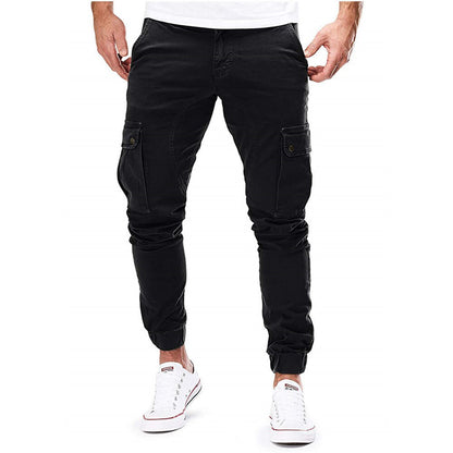 Adrian | Men’s Casual Cargo Trousers with Pockets