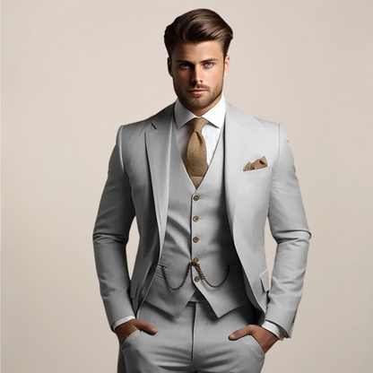 Victor | Traje formal de tres piezas para hombre de primavera