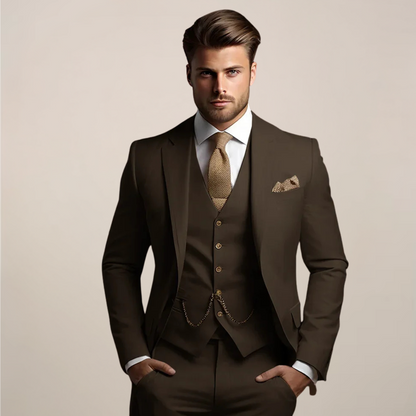 Victor | Traje formal de tres piezas para hombre de primavera