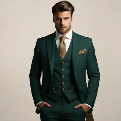 Victor | Traje formal de tres piezas para hombre de primavera
