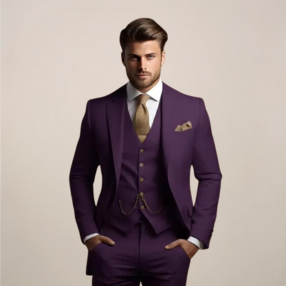 Victor | Traje formal de tres piezas para hombre de primavera