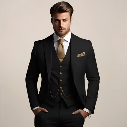 Victor | Traje formal de tres piezas para hombre de primavera