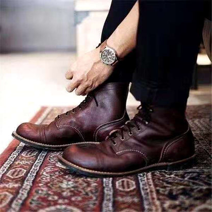 Christian | Botas de invierno con cordones para hombre