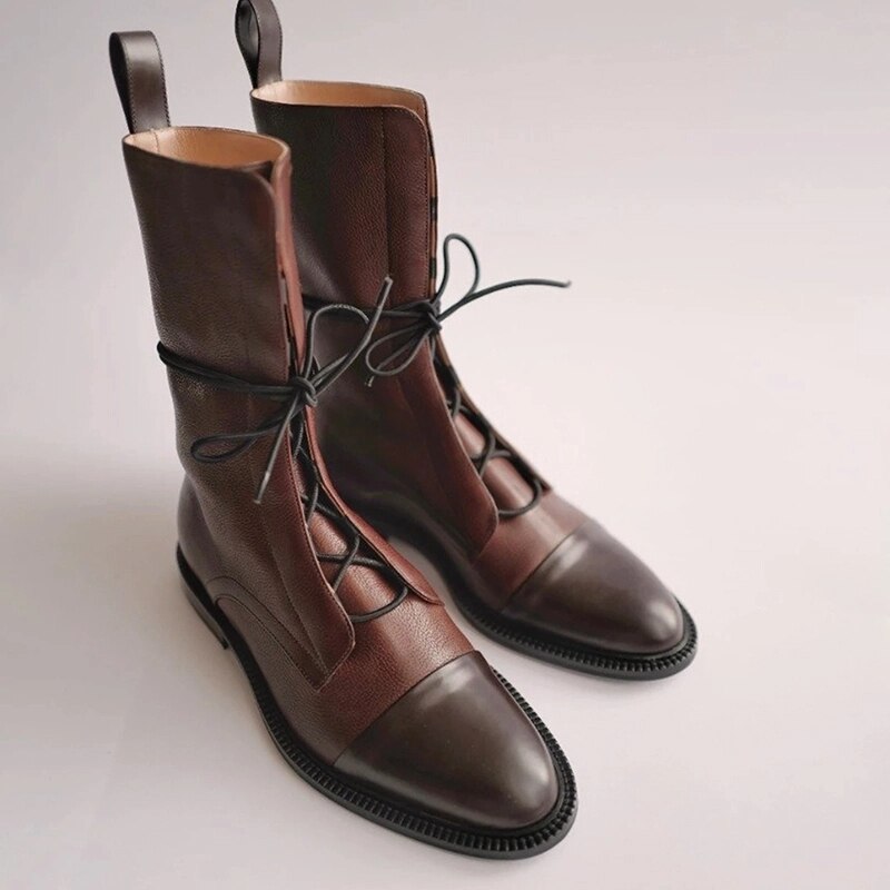 Women’s Classic Lace-Up Combat Style Boots