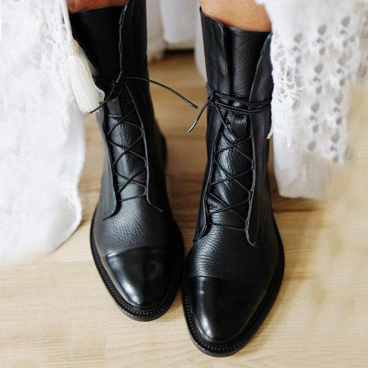 Women’s Classic Lace-Up Combat Style Boots